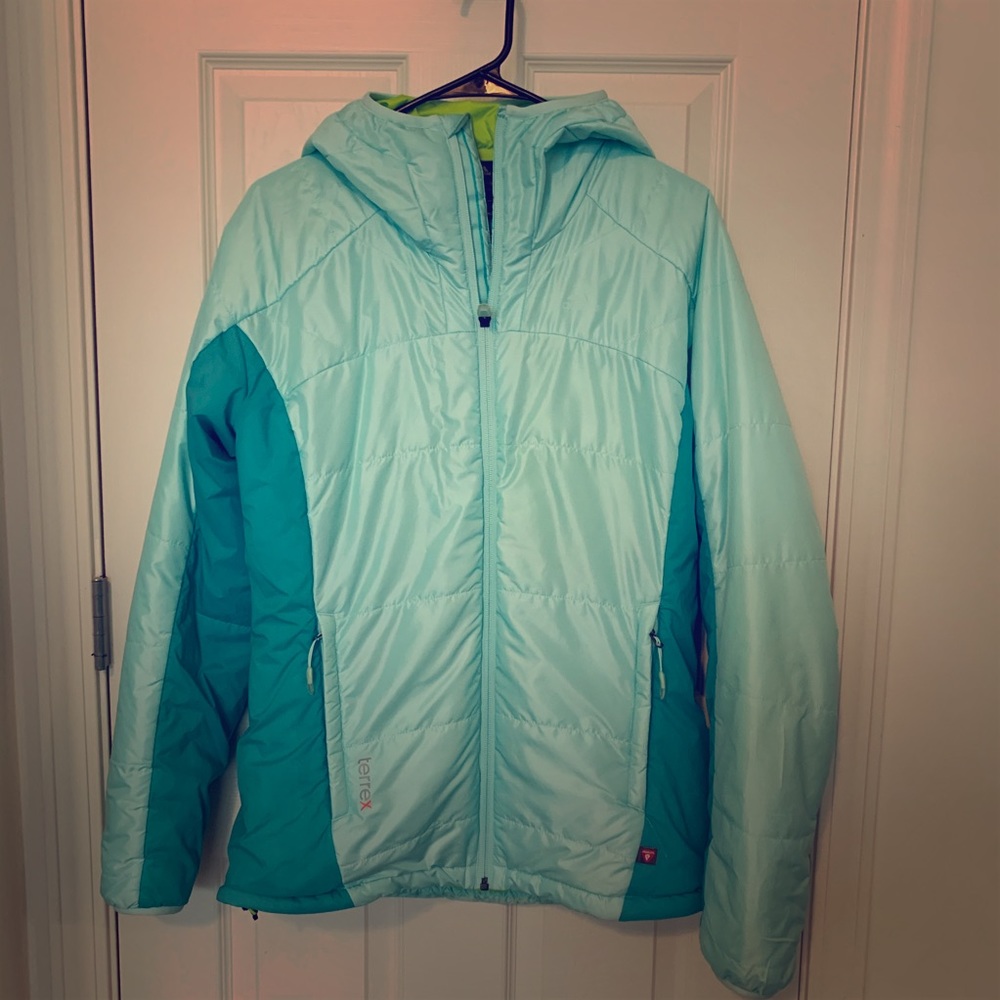 Adidas Terrex light blue coat